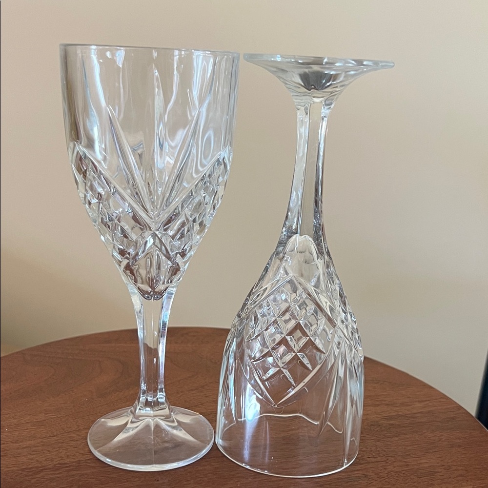 Crystal Wine Glass Set of 2